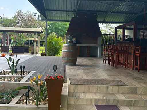 Pumula chalets for overnight accommodation near Lusaka, Zambia.